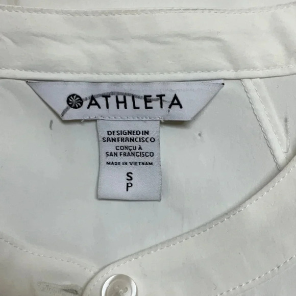 ATHLETA Cinched Waist Long Sleeve Performance Poplin Jacket / MIDI Shirt Dress - Picture 12 of 12